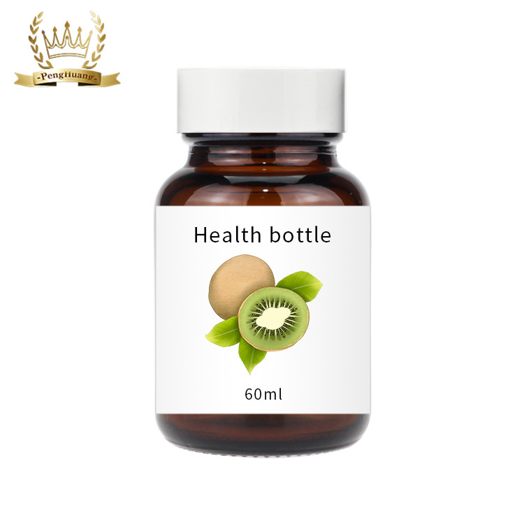 Wholesale 60ml Amber Vitamin Medicine Wide Mouth Glass Bottle for Tablet Pill Capsule Container