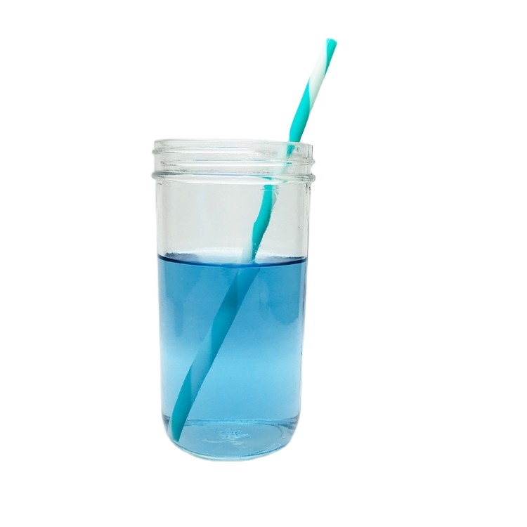 Wholesale 620ml wide mouth clear cylinder glass mason jar with metal lid