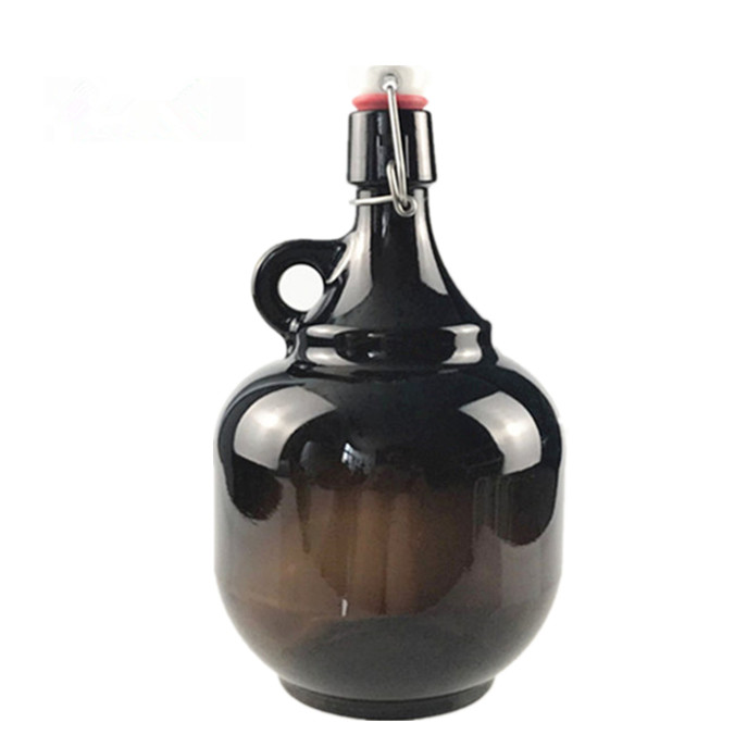 Wholesale 64oz glass glower with clip top