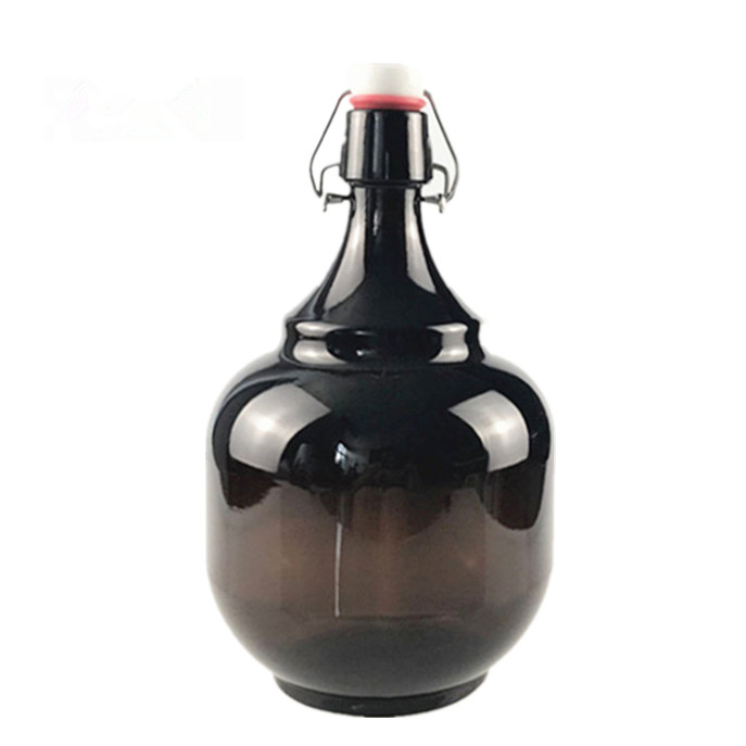 Wholesale 64oz glass glower with clip top
