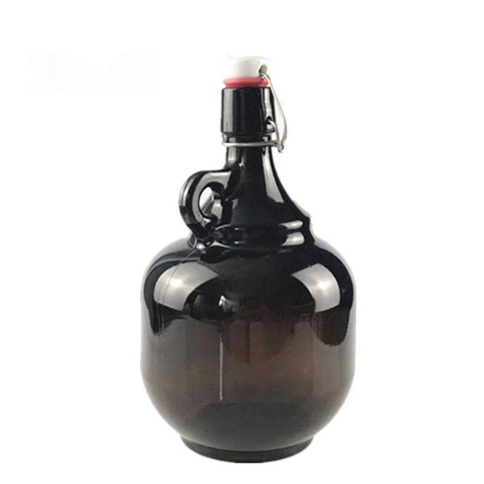 Wholesale 64oz glass glower with clip top