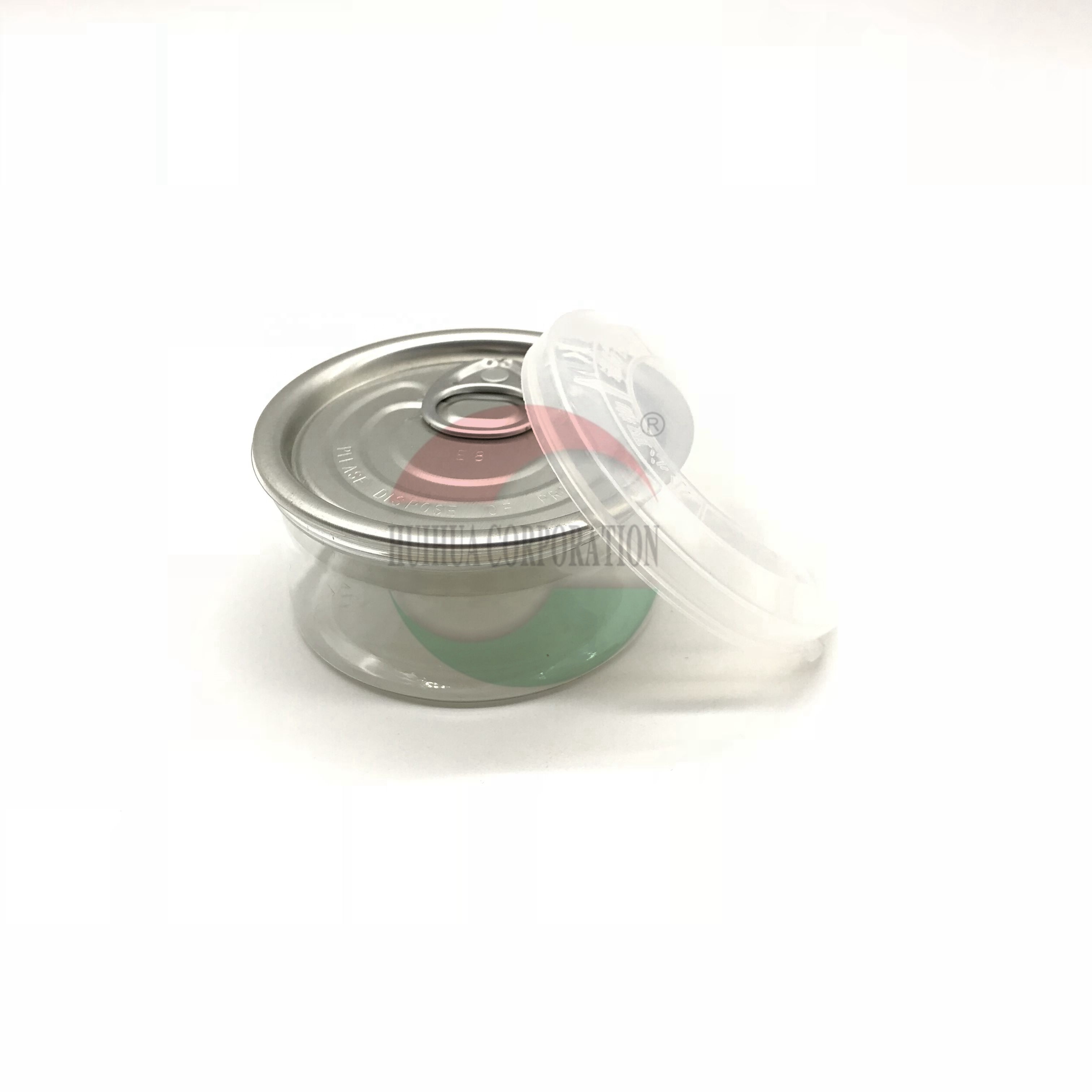 Wholesale 65x30mm Small Weed Packaging Pet Plastic Can With Easy Open Lid