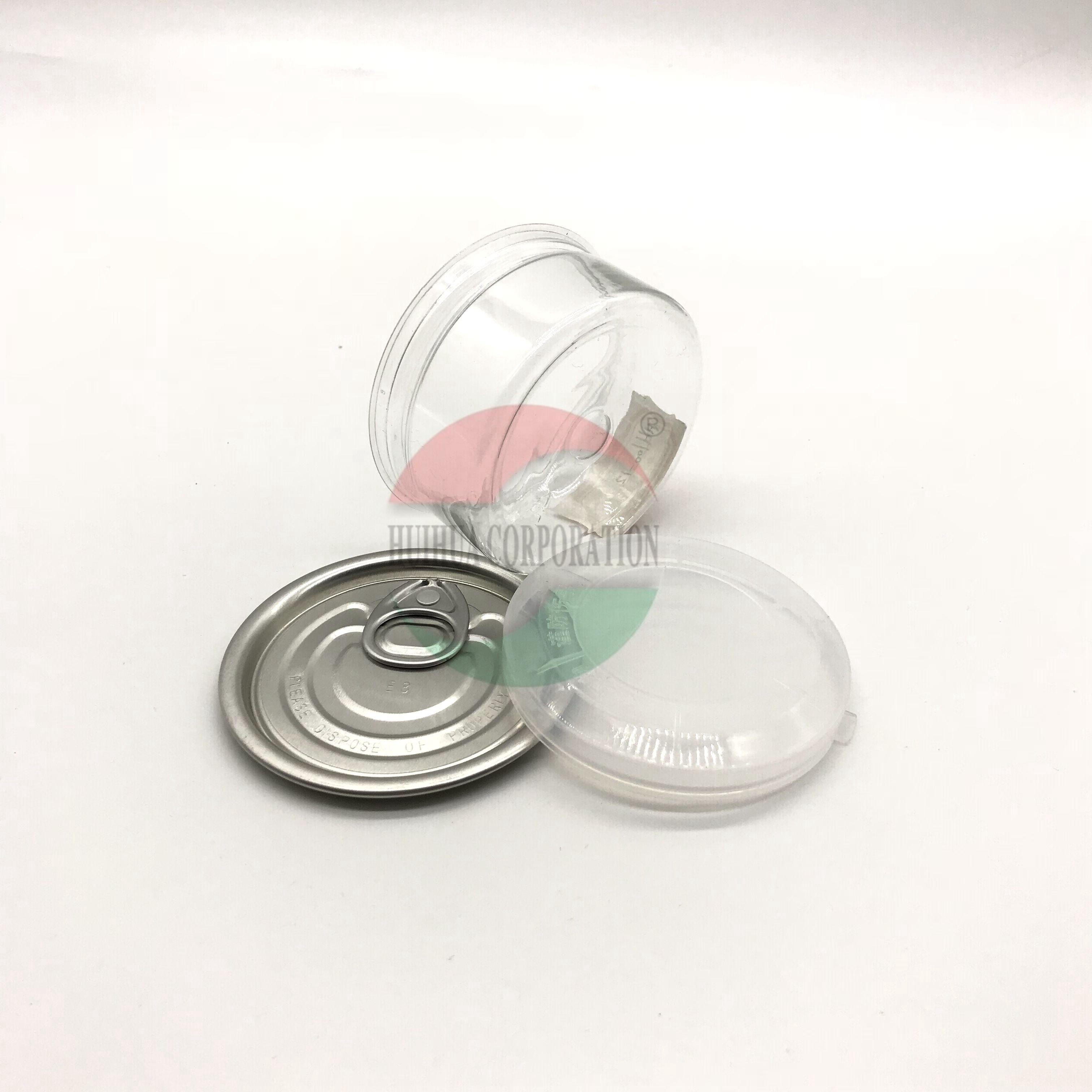 Wholesale 65x30mm Small Weed Packaging Pet Plastic Can With Easy Open Lid