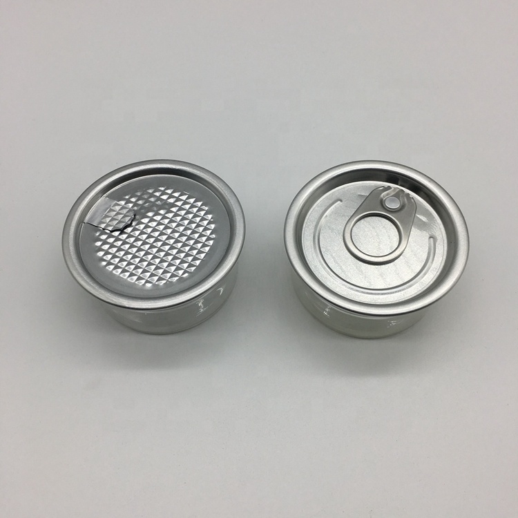 Wholesale 65x30mm Small Weed Packaging Pet Plastic Can With Easy Open Lid