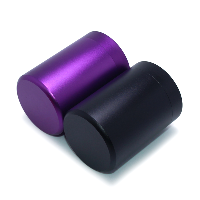 Wholesale 67*45MM Large Size Metal Pill Capsules Case Big Capacity New Outdoor Portable Rotating Oxidation Aluminum Pill Bottle