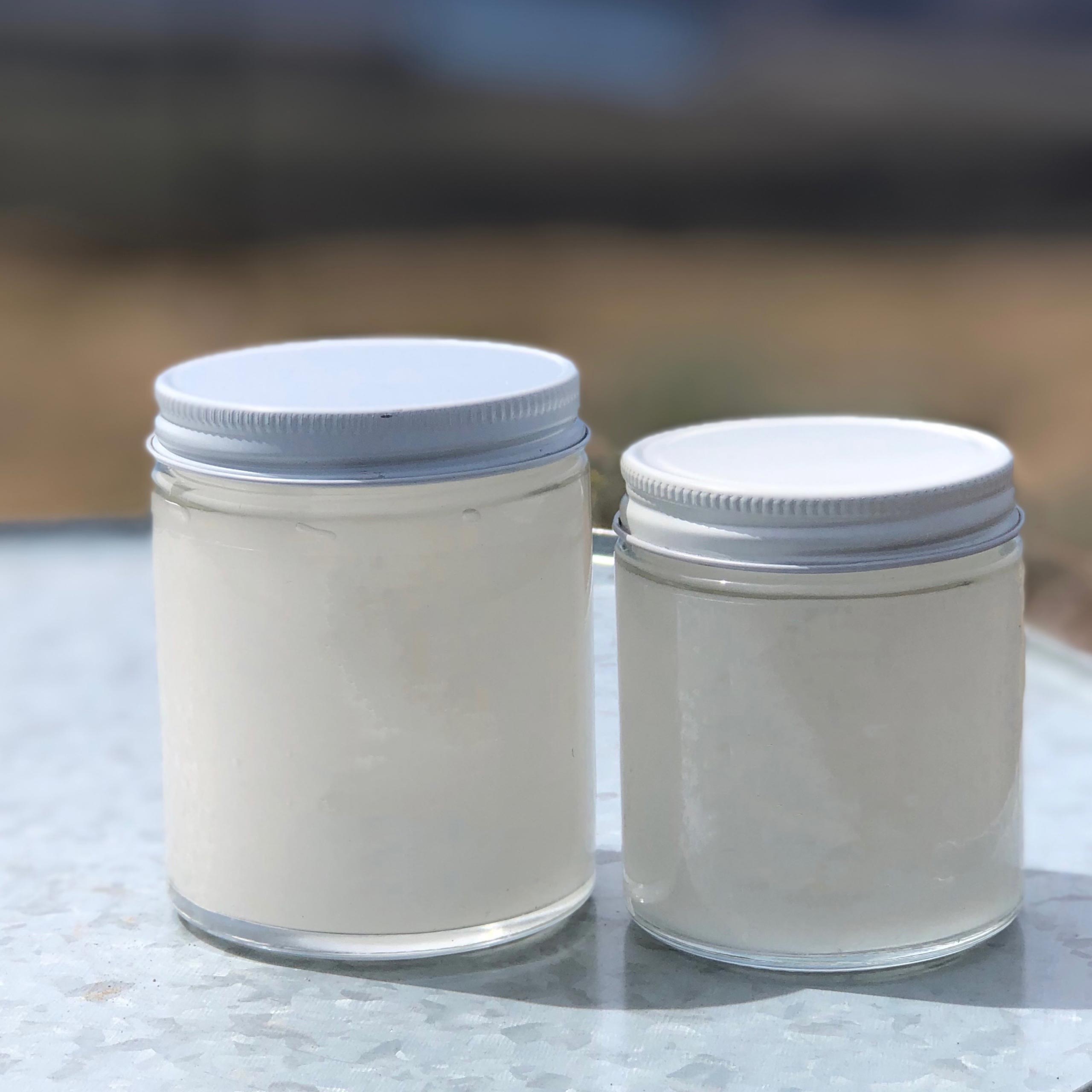 Wholesale 70-400 8oz 9oz Wide Mouth Empty White Metal Lid Straight Sided Cosmetic Glass Storage Jar