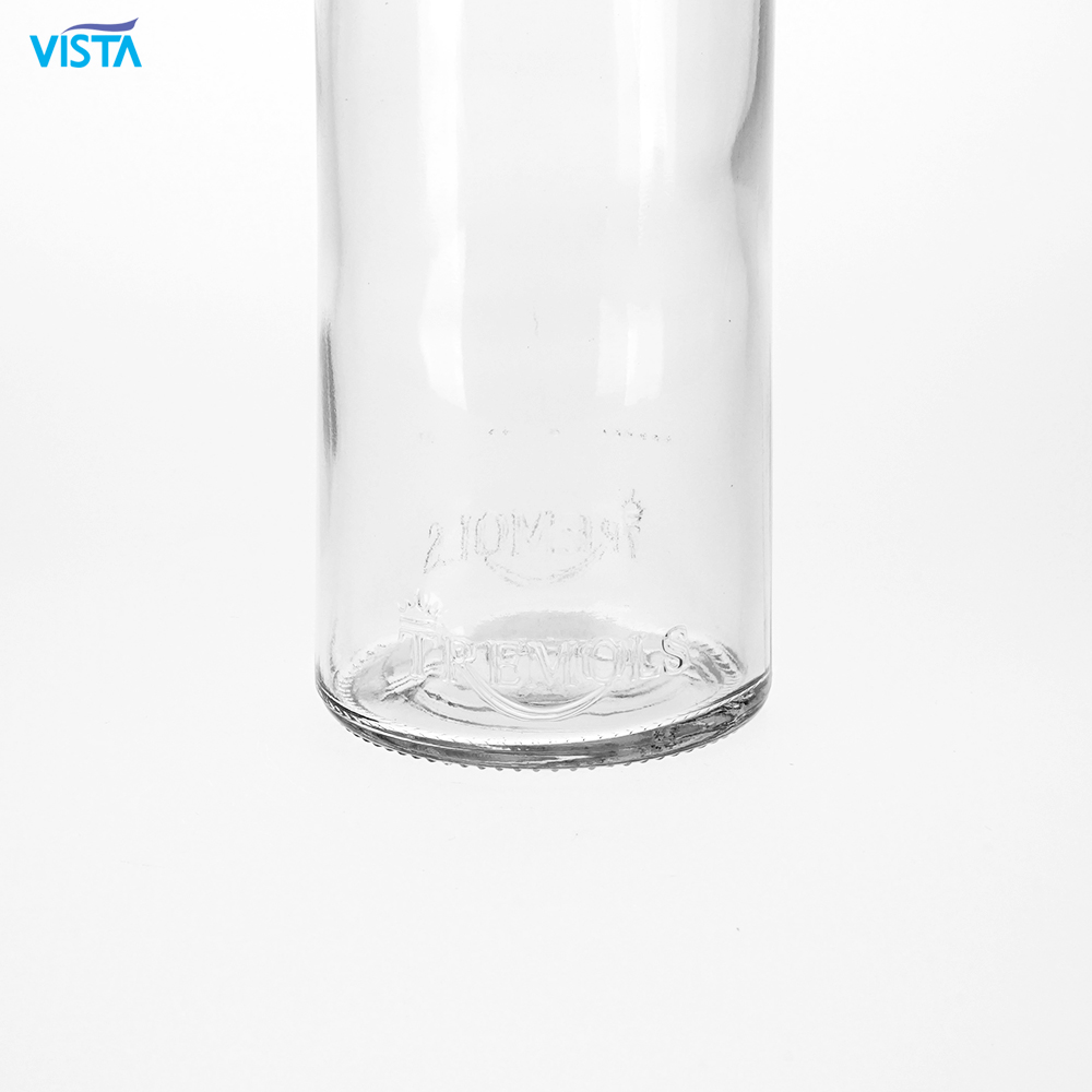 Wholesale 750ml fancy vodka alcohol spirits liquor whisky glass bottle with screw cap