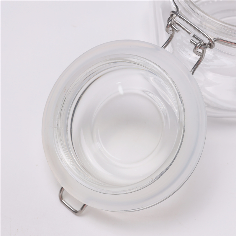 Wholesale 8 oz Wide Mouth Mason Jars For Cereal, Pasta, Sugar Kitchen Storage Bottles With Hinged Lids