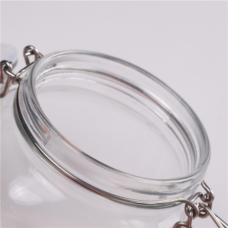 Wholesale 8 oz Wide Mouth Mason Jars For Cereal, Pasta, Sugar Kitchen Storage Bottles With Hinged Lids