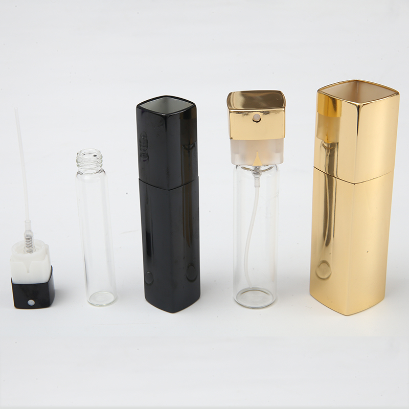 Wholesale 8ml 10ml 15ml 20ml Empty Luxury Square Refillable Pocket Private Label Perfume Bottle For Alcohol