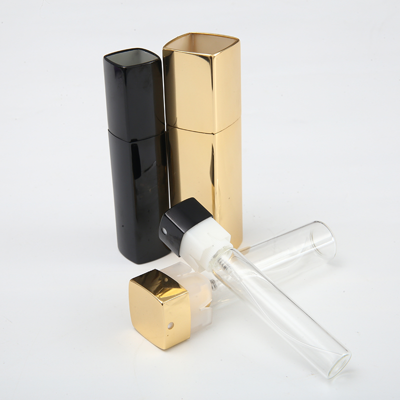 Wholesale 8ml 10ml 15ml 20ml Empty Luxury Square Refillable Pocket Private Label Perfume Bottle For Alcohol