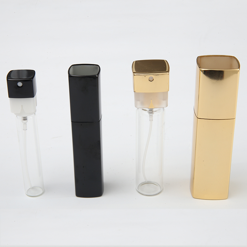 Wholesale 8ml 10ml 15ml 20ml Empty Luxury Square Refillable Pocket Private Label Perfume Bottle For Alcohol