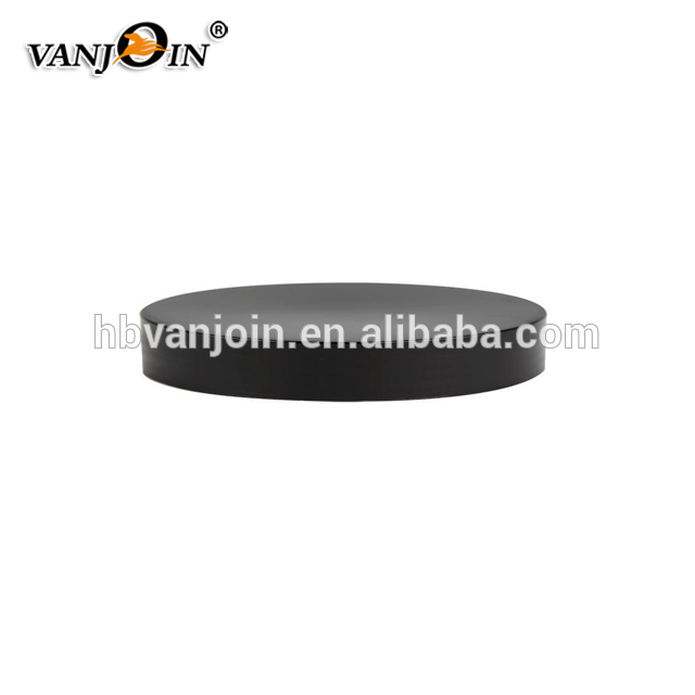 Wholesale 8oz Amber Dark Round Single Wall PET Plastic Jars with black lid