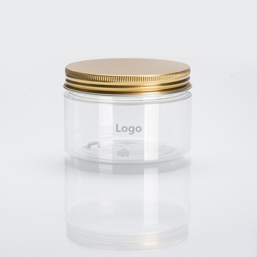Wholesale 8oz pet cosmetic toples plastik potjes plastic jars with lids