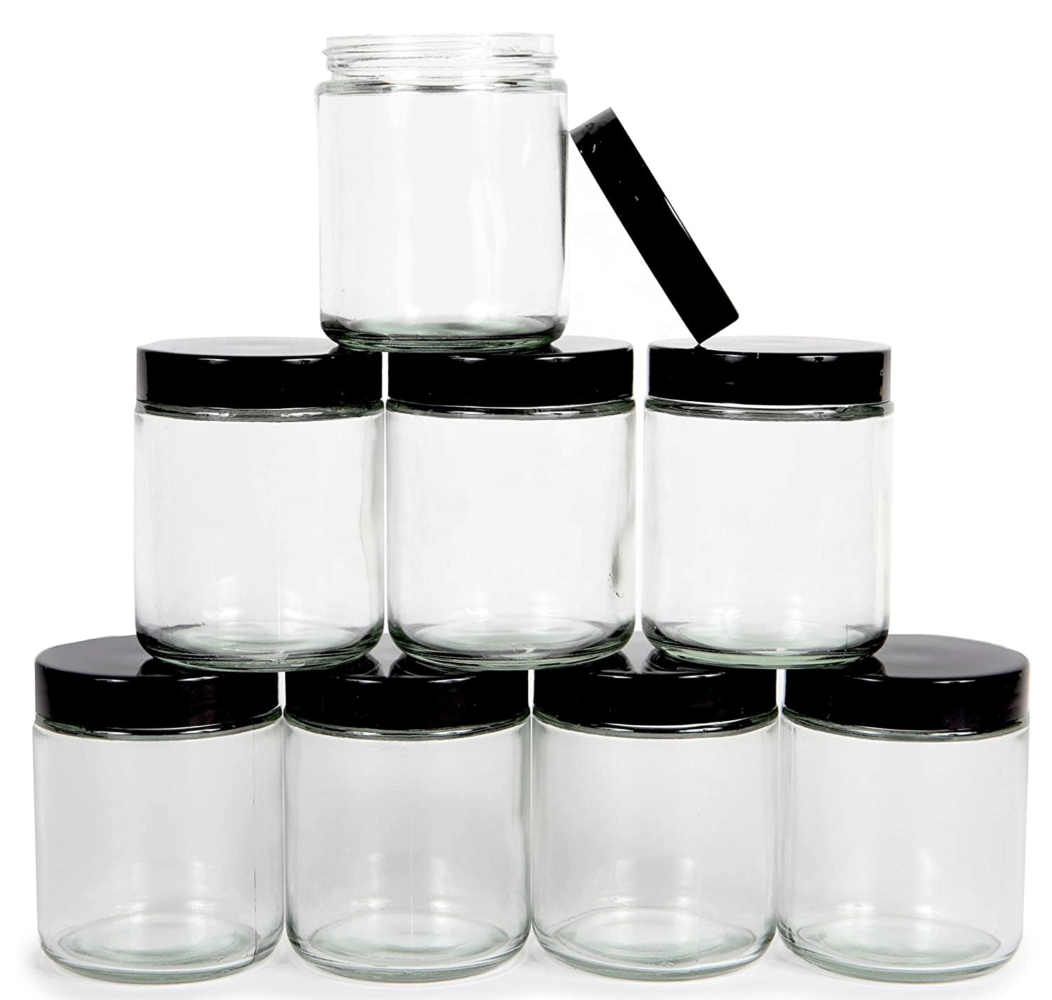 Wholesale 9 oz Heat Resistant Straight Side Candle Jar In Bulk