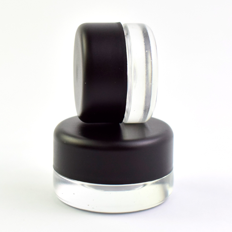 Wholesale 9ml 7ml 5ml transparent round concentrates glass jar with chid resistant cap