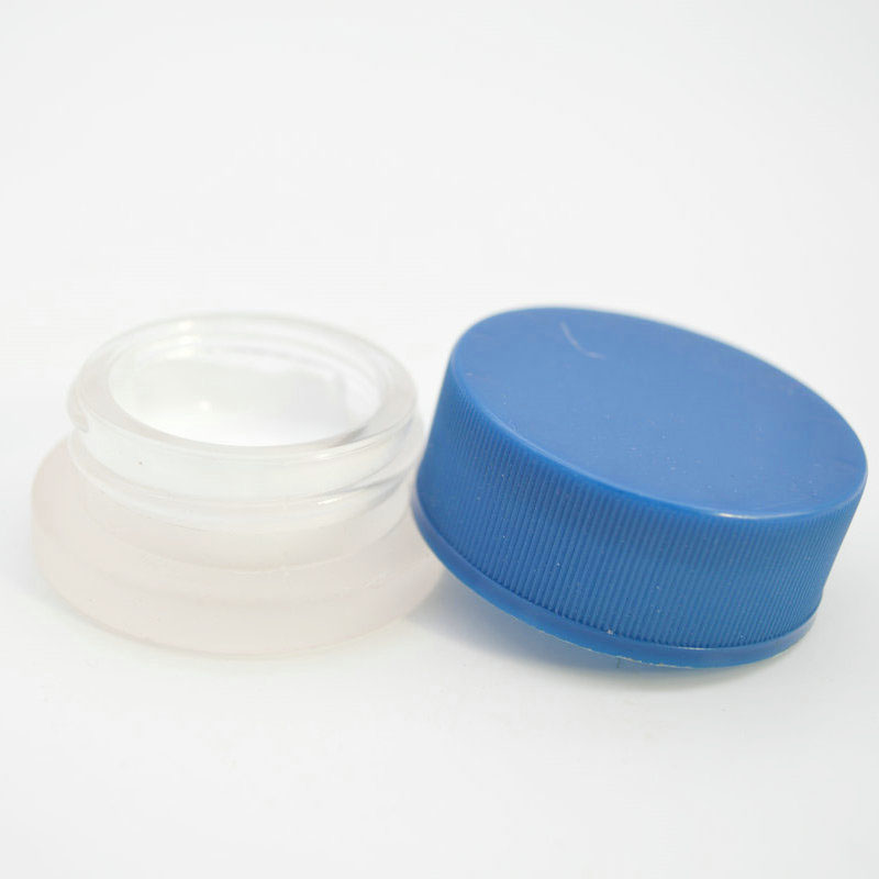 Wholesale 9ml eco friendly cosmetic cream glass jar covered with childproof lid