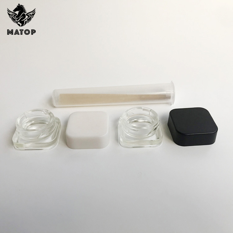 Wholesale 9ml glass jar child proof for Hemp concentrate