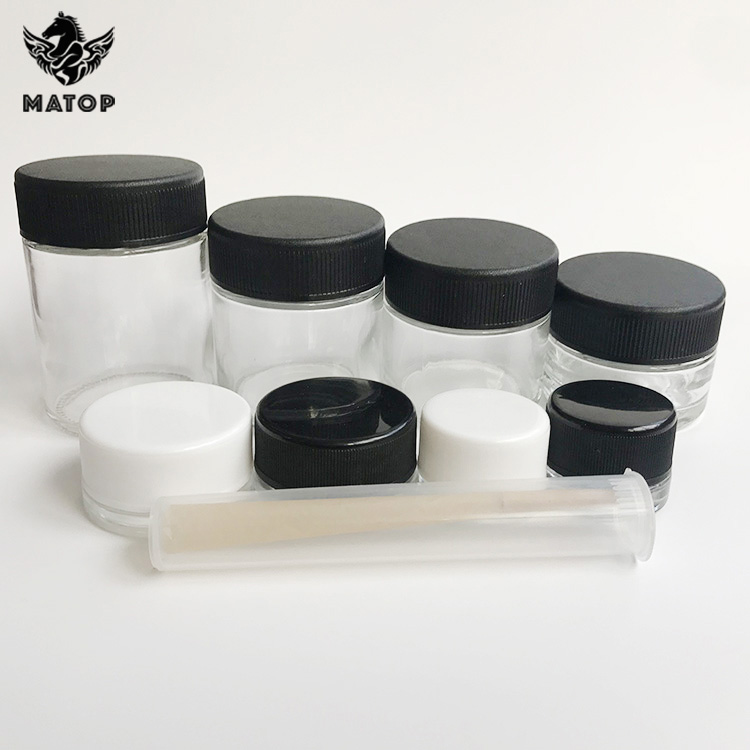 Wholesale 9ml glass jar child proof for Hemp concentrate
