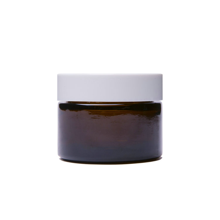 Wholesale Amber Glass 30g Cosmetic Cream Jars with Screw Caps