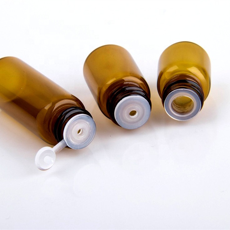 Wholesale Amber essential oil bottles 1ml 2ml 3ml 5ml mini perfume glass small sample bottle