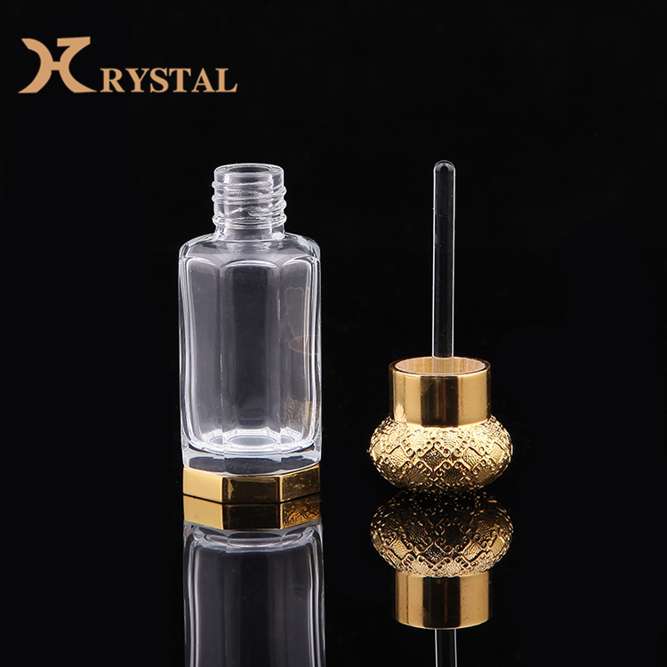 Wholesale Attar Crystal Glass Essential Oil Bottles Empty Perfume Bottles