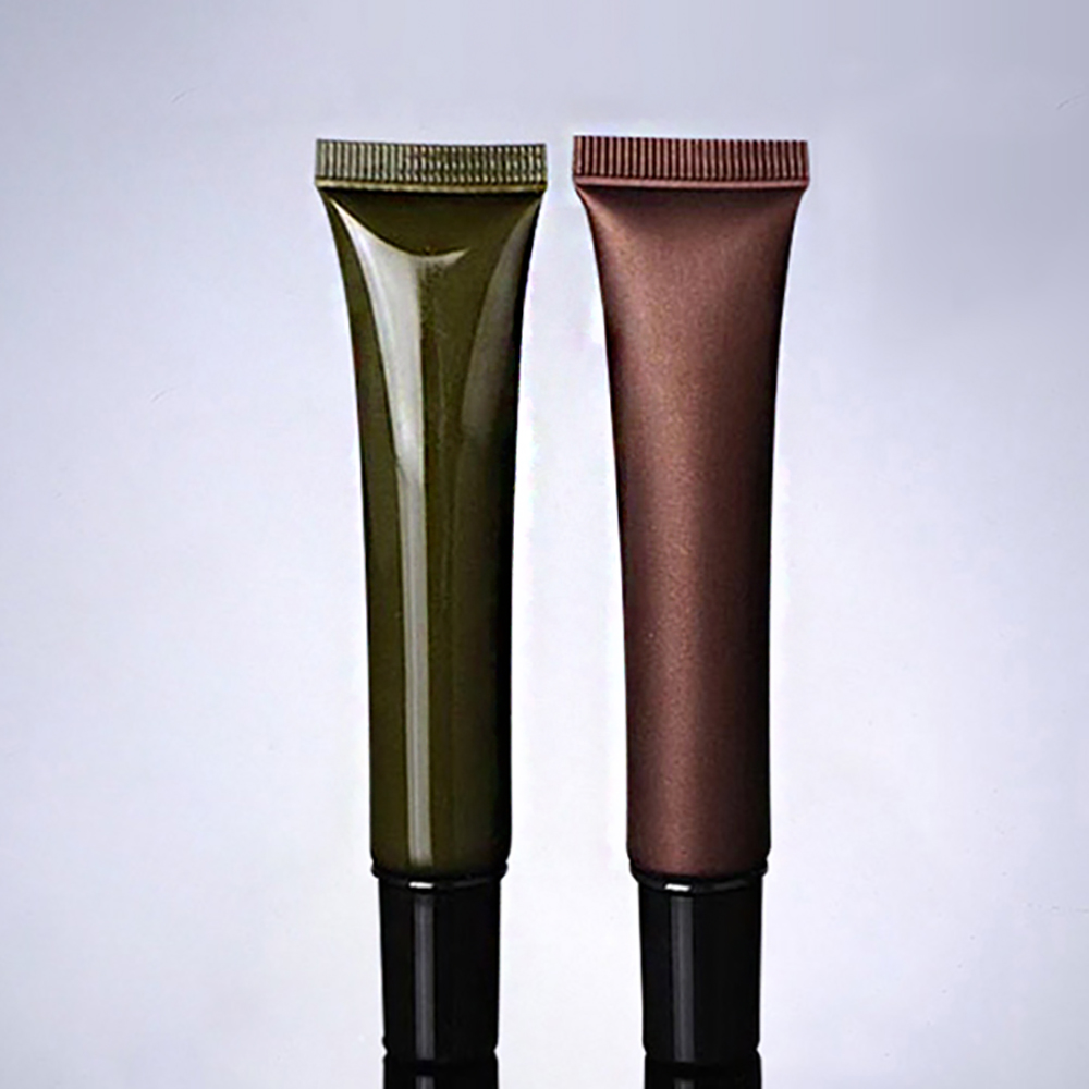 Wholesale BL51 20ml green and amber soft tube, eye cream soft tube packaging filling and sealing