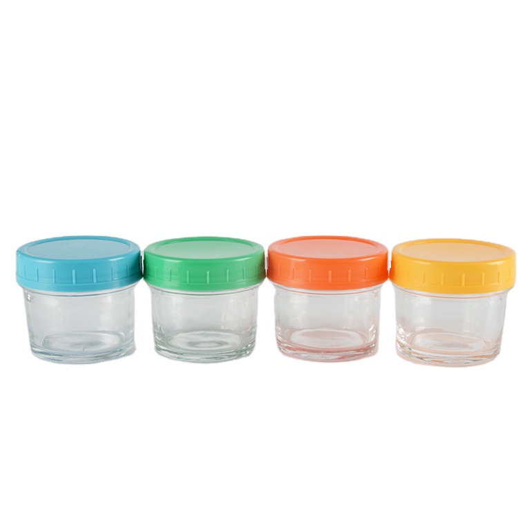 Wholesale BPA Free Food Grade Glass Jar l 4oz Glass Baby Food Jar