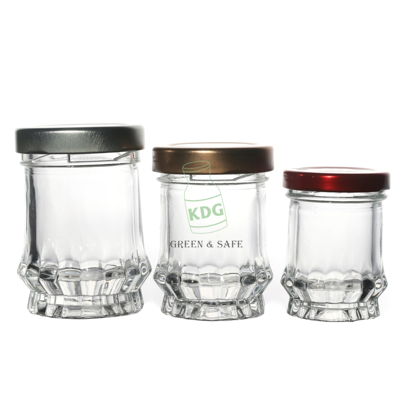 Wholesale Bird's Nest Packaging High Quality Round Empty Glass Jars Suppliers