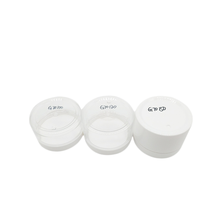 Wholesale Bulk Full Size 100ml 120ml 150ml Custom Cream Cosmetic Empty Biodegradable Clear Body White Cap Plastic Jar
