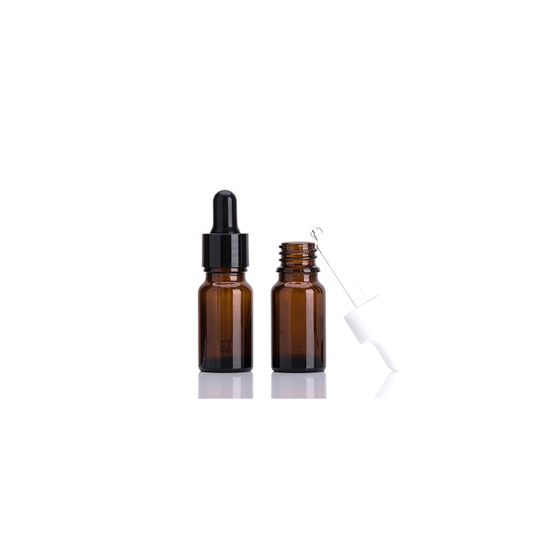 Wholesale CBD oil 10ml 15ml 20ml Essential oil glass vial dropper bottles with aluminium cap or CRC caps