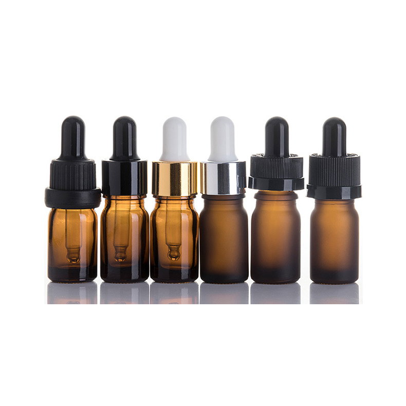 Wholesale CBD oil 10ml 15ml 20ml Essential oil glass vial dropper bottles with aluminium cap or CRC caps