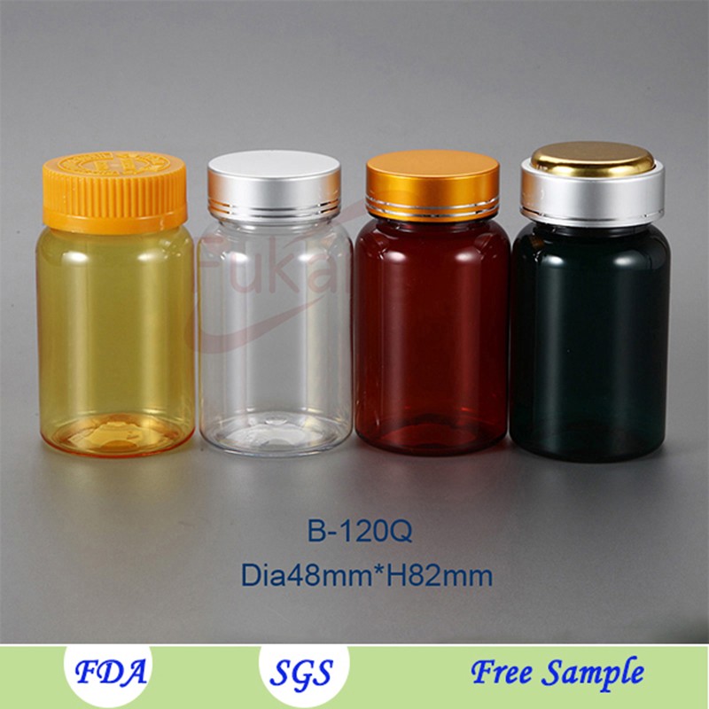 Wholesale CRC PET Plastic Black Sex Pill Medicine Capsules Bottles