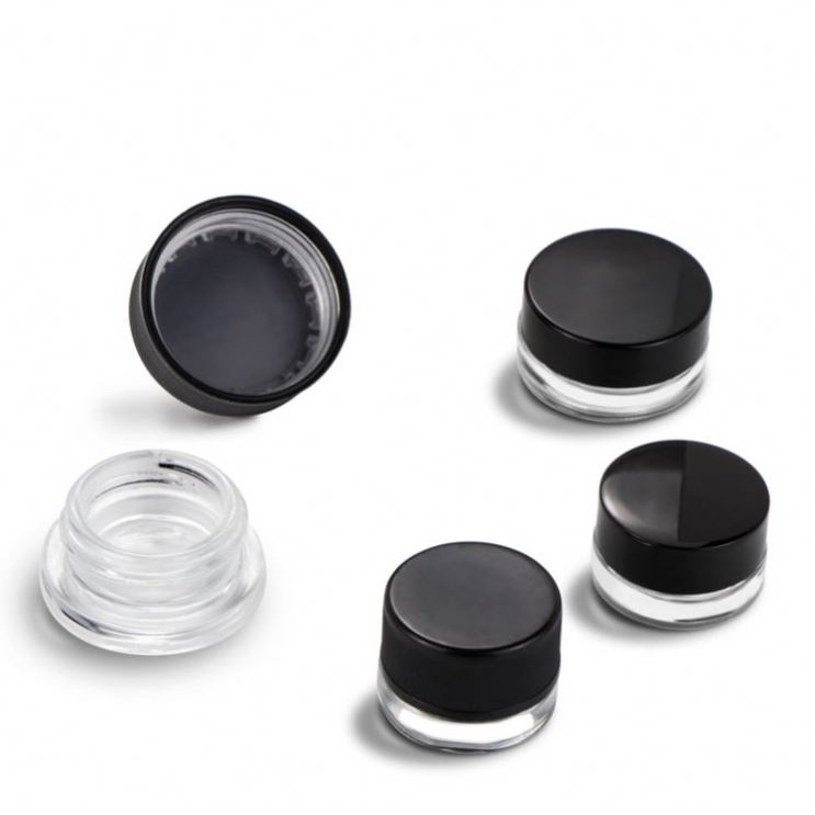Wholesale Canada Cheap 3Ml 5Ml 7Ml Mini Child Proof Cosmetic Eye Cream Hemp Glass Concentrate Jars With Child Resistant Lid