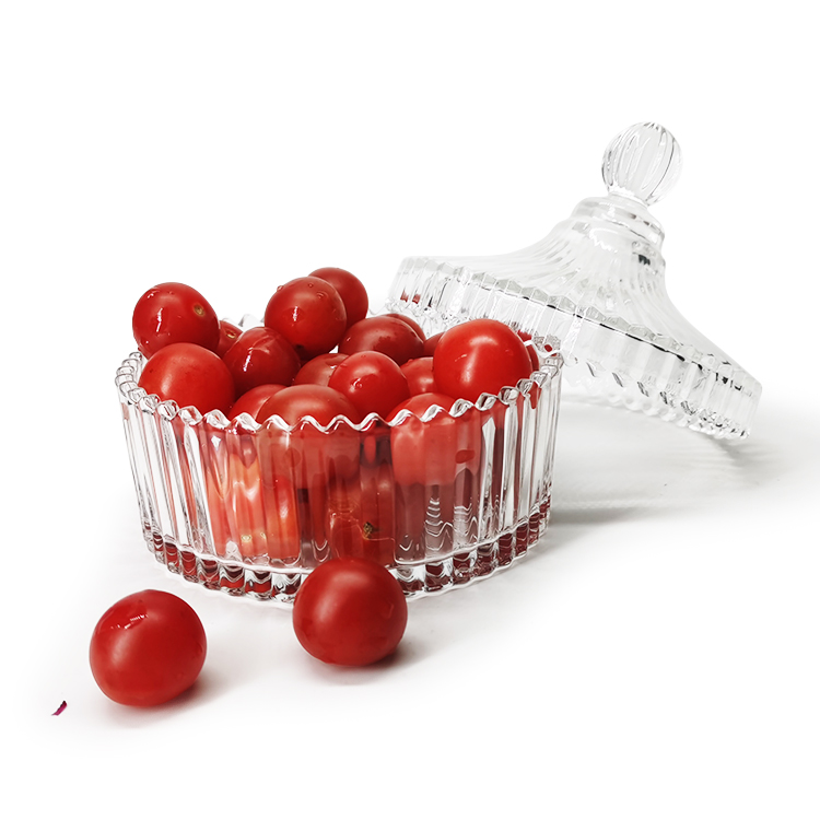 Wholesale Cheap Clear Glass Candy Jar For Christmas Storage