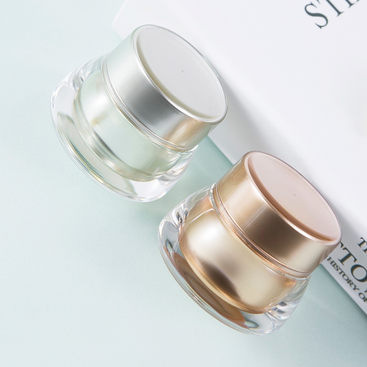 Wholesale Cheap Cosmetic Containers With Lid Acrylic Skin Care Cream Jar for Cosmetics Packaging Plastic Jars 7g
