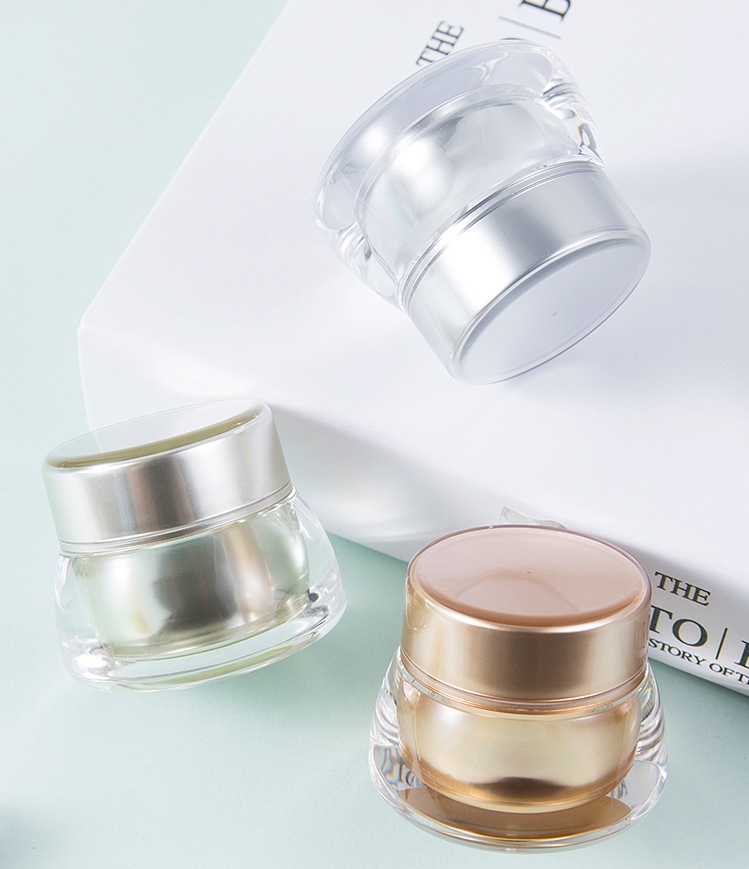 Wholesale Cheap Cosmetic Containers With Lid Acrylic Skin Care Cream Jar for Cosmetics Packaging Plastic Jars 7g