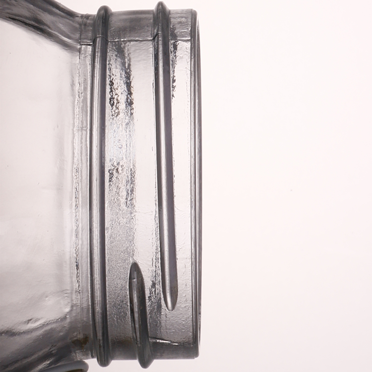 Wholesale Cheap Old Fashion Regular Mouth Drinking Glass Jelly Manson Glass Jar With Handle