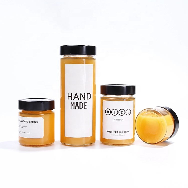 Wholesale Cheap Price 106ml 212ml 314ml 580ml Home StorageErgo Glass Jar With Lid For Canning Food Jam