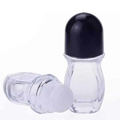 Wholesale Clear 30Ml 50Ml Tall Essential Oil Custom Roll On Glass Bottle For Perfume