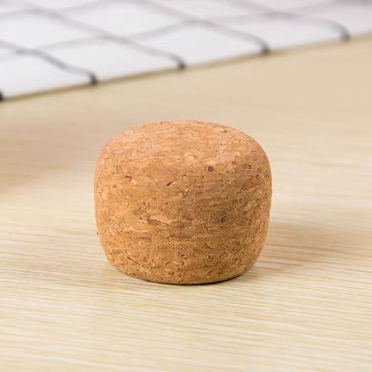 Wholesale Clear Borosilicate Glass Storage Bottles With wooden Lid Personalised Drift bottle Glass Jars Containers with sticker