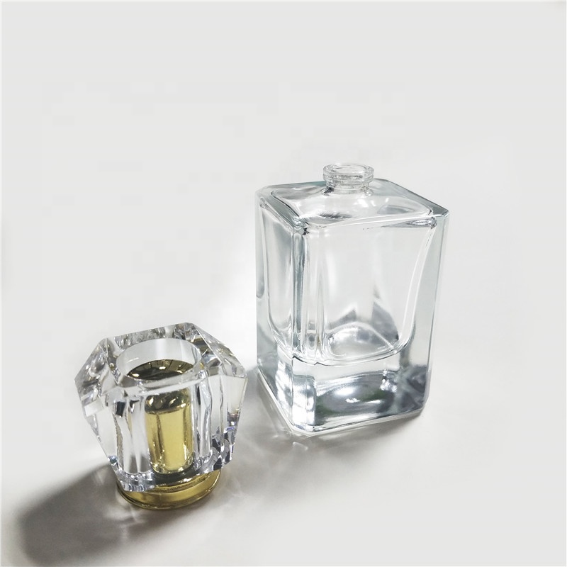 Wholesale Clear Perfume Glass Bottle 50 ml,Empty Perfume Bottle