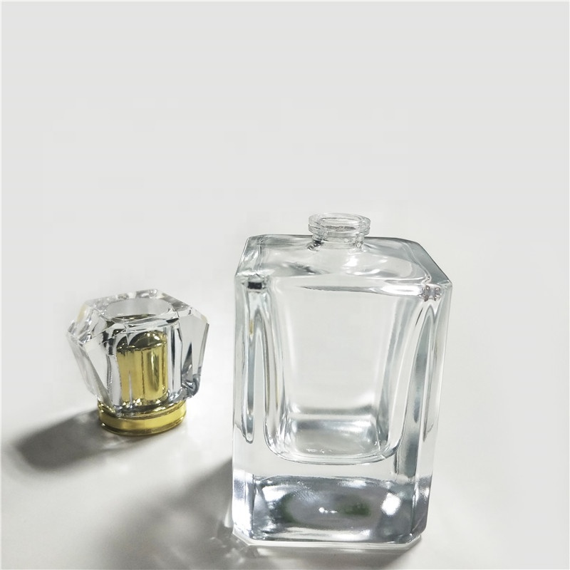 Wholesale Clear Perfume Glass Bottle 50 ml,Empty Perfume Bottle