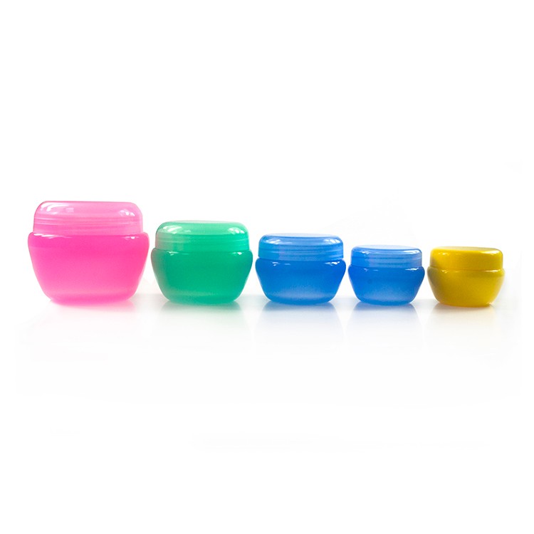 Wholesale Colorful Empty Cosmetic Container 1oz 5ml 10ml 20ml 30ml 50ml Plastic Mushroom Cream Jars