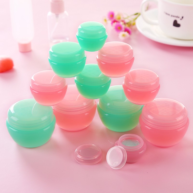 Wholesale Colorful Empty Cosmetic Container 1oz 5ml 10ml 20ml 30ml 50ml Plastic Mushroom Cream Jars