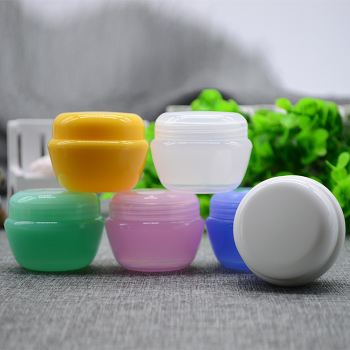 Wholesale Colorful Empty Cosmetic Container 1oz 5ml 10ml 20ml 30ml 50ml Plastic Mushroom Cream Jars