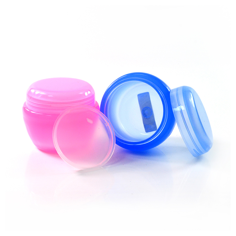 Wholesale Colorful Empty Cosmetic Container 1oz 5ml 10ml 20ml 30ml 50ml Plastic Mushroom Cream Jars