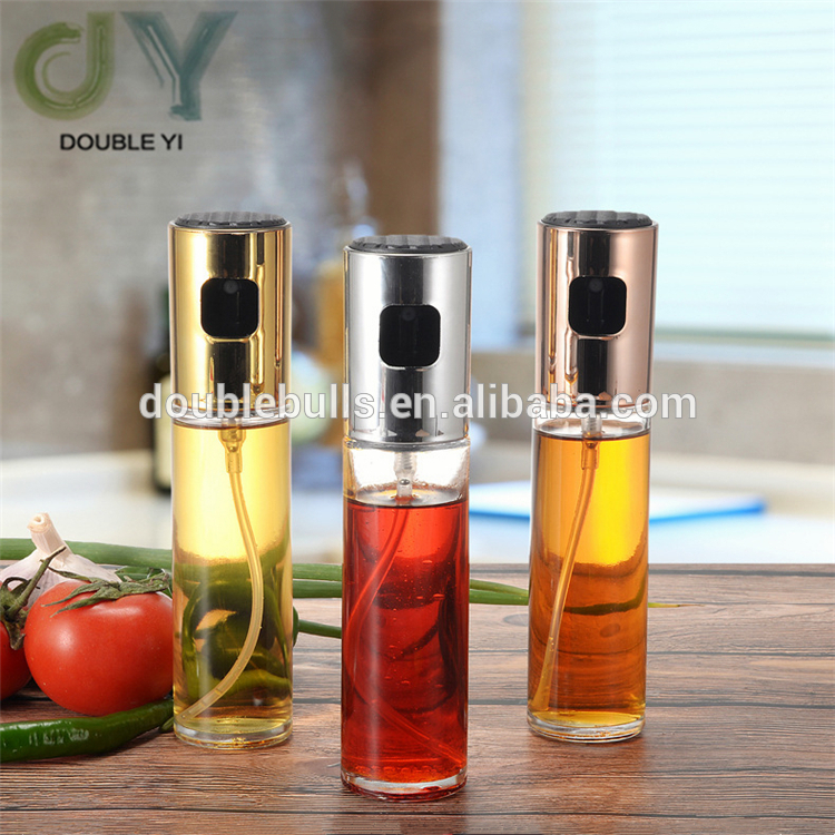 Wholesale Cooking Tools 100ml Oil Sprayer Glass Oil Spray Bottle Dispenser Olive Oil Diffuser For Kitchen Cooking BBQ