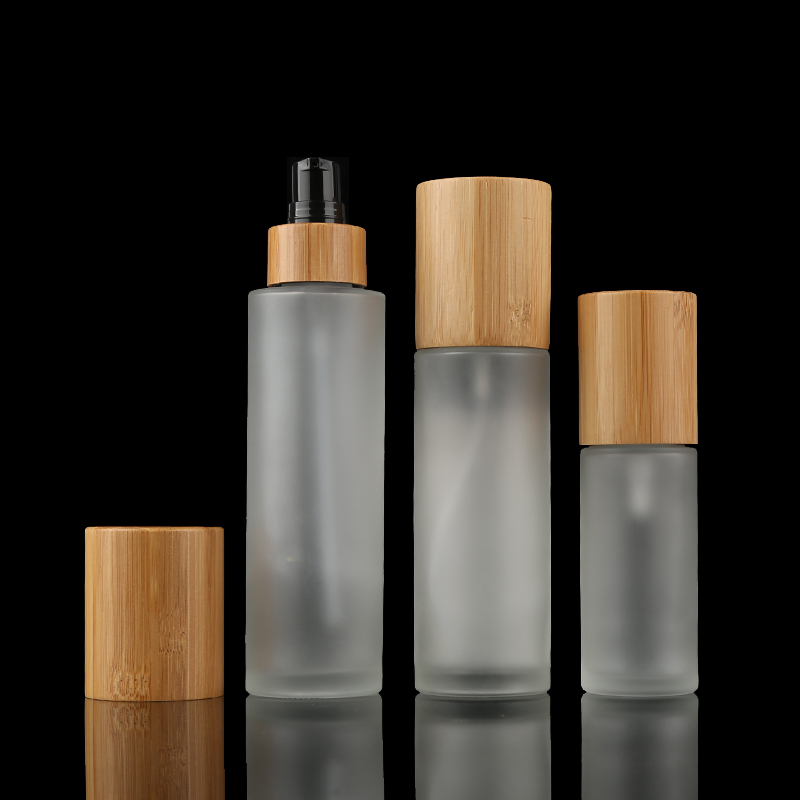 Wholesale Cosmetic Bottle 20ml 30ml 50ml 100ml 120ml 150ml Frosted Glass Cosmetic Lotion Serum Empty Bottle