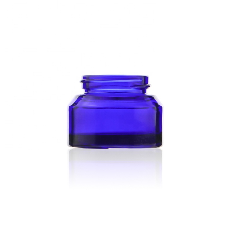 Wholesale Cosmetic Empty Packaging15g 30g 50g Amber Glass Jars For Creams And Lotions